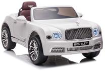 Детский электромобиль Lean Cars Bentley Mulsanne, белый цв.