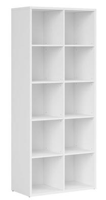 Pastatoma lentyna Nepo Plus S435-REG/19/8-BI, balta sp., 182 cm x 77 cm x 38.5 cm