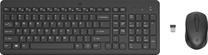 Belaidis klaviatūros ir pelės komplektas HP 330, EN, juoda sp.