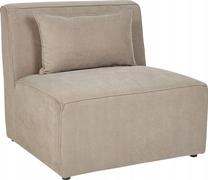 Modulinė sofa Beliani Lemvig, šviesiai ruda sp., 83 x 83 cm x 78 cm