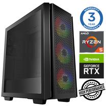 Стационарный компьютер Intop AMD Ryzen 5 3600, DDR4 16 GB, SSD+HDD 240 GB 2 TB, NVIDIA GeForce RTX 5050 8 GB GDDR6