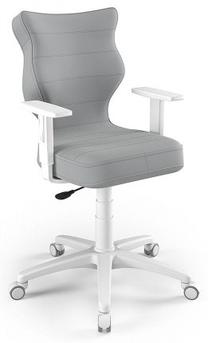 Laste töötool Duo VT03 Size 6, 40 x 42.5 x 89.5 - 102.5 cm, valge v./hall v.