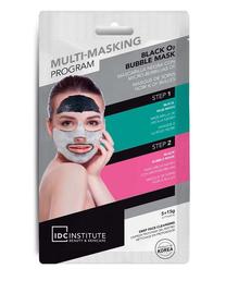 Маска для лица IDC Institute Multi-Masking Program Black O2 Bubble, 20 мл
