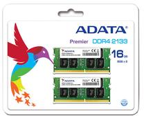 Operatyvioji atmintis (RAM) Adata Premier AD4S2133316G15-S, DDR4 (SO-DIMM), 16 GB, 2133 MHz