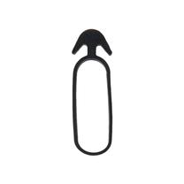 Augalų tvirtinimo žiedai Bradas Anchor Rubber Tie Vmq, 3 cm x 0.4 cm, 3 cm, guma, juoda sp.