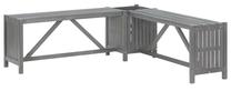 Āra sols VLX Solid Acacia 311824, pelēka krās., 117 cm x 117 cm x 40 cm