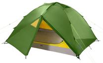 Dvivietė palapinė Jack Wolfskin Eclipse II, geltona sp./žalia sp., 235 cm x 290 cm x 115 cm