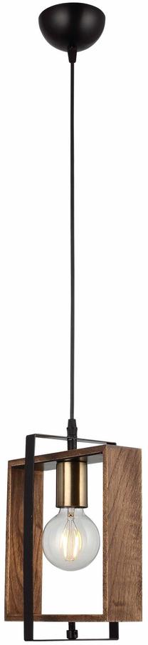 Valgusti lagi Opviq Karo 73-01, E27, 1 x 40 W, puidu v. / must v.