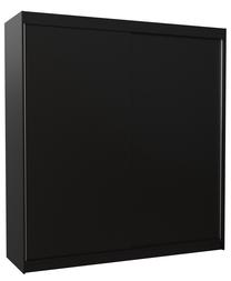 Шкаф ADRK Terecia 200, черный цв., 58 см x 200 см x 215 см