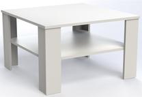 Žurnalinis staliukas Tina Mini, balta sp., 68 cm x 68 cm x 41 cm