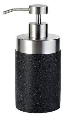 Skysto muilo dozatorius Ridder Stone 22010510, juodas