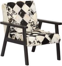 Krėslas VLX Armchair 247645, balta sp./juoda sp., 61 cm x 70 cm x 74 cm