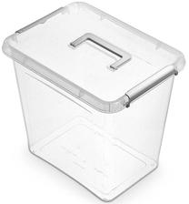 Uzglabāšanas kaste ar vāku, paredzēts uzglabāšanai/rotaļlietām Orplast Antibacterial, 30 l, caurspīdīga krās., 39 x 29 x 35 cm