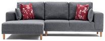 Stūra dīvāns Hanah Home Franz 825BLC1391, pelēka krās., kreisais, 167 x 235 cm x 87 cm