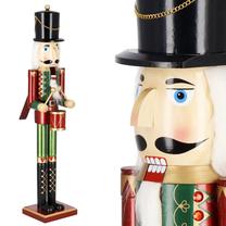 Kalėdinė dekoracija, "Spragtukas" Springos Nutcracker CA1106, 90 cm, įvairių spalvų