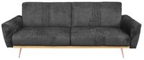 Sofa Homla Samtige 219792, juoda sp., 212 x 84 cm x 86.5 cm