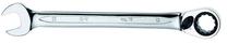 Kombinētā uzgriežņu atslēga ar reversu Bahco 1RM, 300 mm, 19 mm