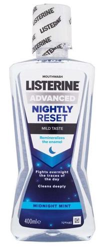 Burnos skalavimo skystis Listerine Advanced Nightly Reset Mild, 400 ml