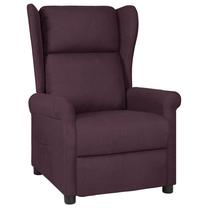 Allalastava seljatoega tugitoolid VLX Reclining 329646, violetne v., 73 cm x 95 cm x 103 cm