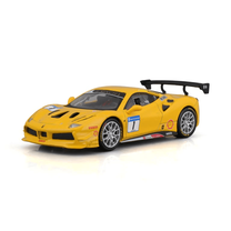 Игрушечная гоночная машина Bburago Ferrari 488 Challenge 2017 18-36306, 1:43, желтый цв.
