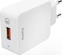 Telefono įkroviklis Hama, USB Type A, balta sp., 19.5 W