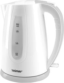 Elektriskā tējkanna Zelmer ZCK0274S CKE820, 1.7 l, balta krās./pelēka krās.