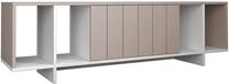 ТВ стол Kalune Design Zitano, белый цв./светло-коричневый цв., 35 см x 160 см x 37.5 см