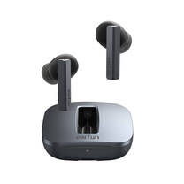 Bezvadu austiņas EarFun Air Pro SV, melna krās.
