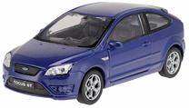 Игрушечная машина Welly Ford Focus ST, 1:34, синий цв.