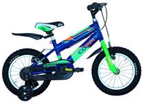Vaikiškas dviratis Coppi Argo 10863341, mėlyna sp./žalia sp., 14"