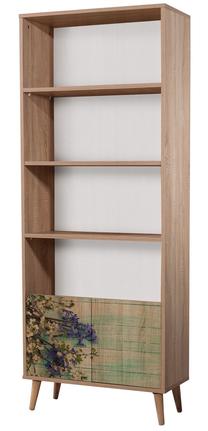 Pastatoma lentyna Kalune Design Booki 727, sonoma ąžuolo sp., 198 cm x 40 cm x 75 cm