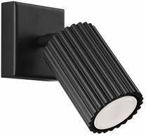 Šviestuvas sieninis Sollux Karbon, GU10, 1 x 10 W, juoda sp. / juoda sp.