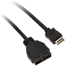 Kabelis Kolink PGW-AC-KOL-012 USB 3.0 19 pin female, USB 3.1 20-pin male, 0.25 m, melna krās.