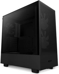 Kompiuterio korpusas NZXT H5 Flow RGB, skaidri sp./juoda sp.