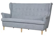 Sofa Bodzio Werina TWE3-D2/2, pilka sp./žydra sp., 180 x 95 cm x 101 cm