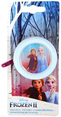 Dviračio skambutis Volare Disney Frozen II, metalas, violetinė sp./žydra sp.