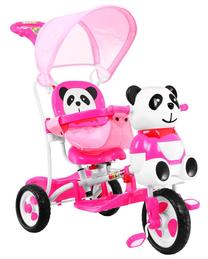 Triratukas SporTrike Panda ZSP.A23-2.NO, balta sp./rožinė sp.