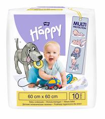 Vienreizlietojamais maiņas paklājiņš Happy, 60 cm x 60 cm, 10 gab.