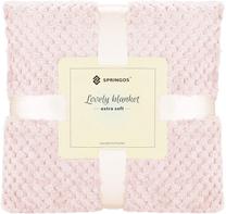 Pledas Springos Lovely Blankets Extra Soft, rožinė sp., 200 cm x 220 cm