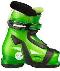 Slēpošanas zābaki kalnu Elan Skis Ezyy 1, melna krās./zaļa krās., 19.5