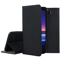 Telefono dėklas Mocco Smart Magnet, juoda sp., Samsung