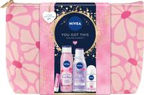 Sejas un ķermeņa kopšanas komplekts Nivea You Got This Rose Skincare Moments, 450 ml, 5 gab.