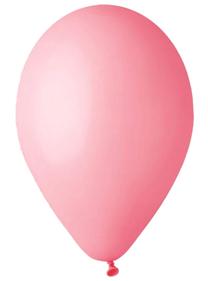 Õhupallide komplekt ovaalsed Gemar 30 cm, pastelne roosa v., 100 tk
