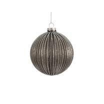 Eglītes rotājums Christmas Touch EBE241818, pelēka krās., 10 cm, stikls