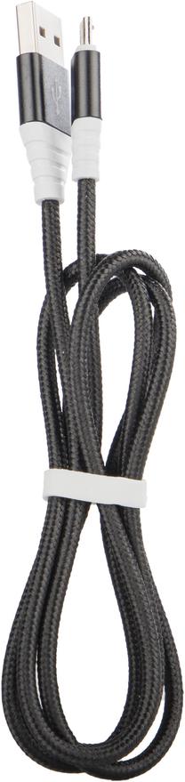 Laidas Omega 44257, Micro USB/USB, 100 cm, juoda sp.