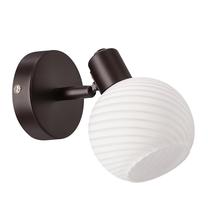 Светильник настенный Candellux Lighting Grano 91-43160, E14, 1 x 40 Вт, белый цв. / черный цв.