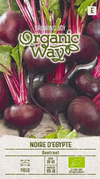Sėklos Organic Way, burokėliai Noire D'Egypte, 3 g