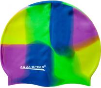 Plaukimo kepuraitė Aqua Speed, mėlyna sp./geltona sp./žalia sp.