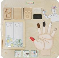 Lavinamoji lenta, sensorika, manipuliacijos Masterkidz Educational, ruda sp.