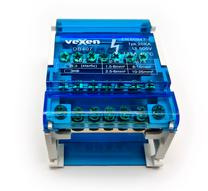 Spaiļu bloks Vexen Electric DB407, 16 mm², zila krās.